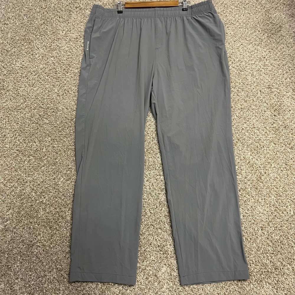 Baleaf Mens Gray Lightweight Hiking Pants Elastic Waist Quick Dry 3XL